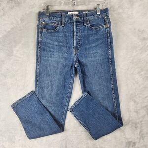 RE/DONE Redone Originals Women's Jeans Blue Button Fly Size 27